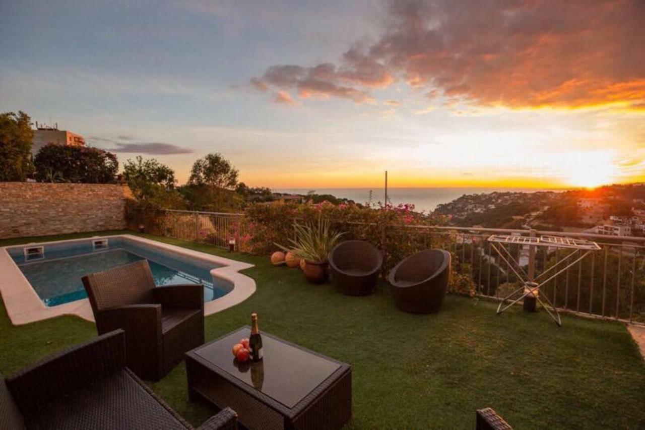 Luxury Villa Vista Del Mar Lloret de Mar Eksteriør billede
